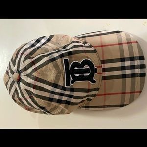 BurberryTB Monogram Vintage Check Baseball Cap